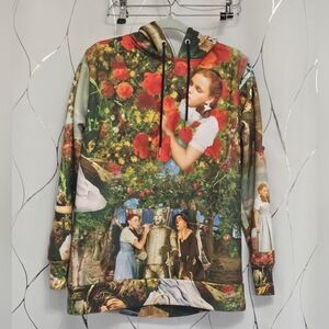 Dolls Kill Wizard of Oz Graphic Over The Rainbow Hoodie SOLD OUT
